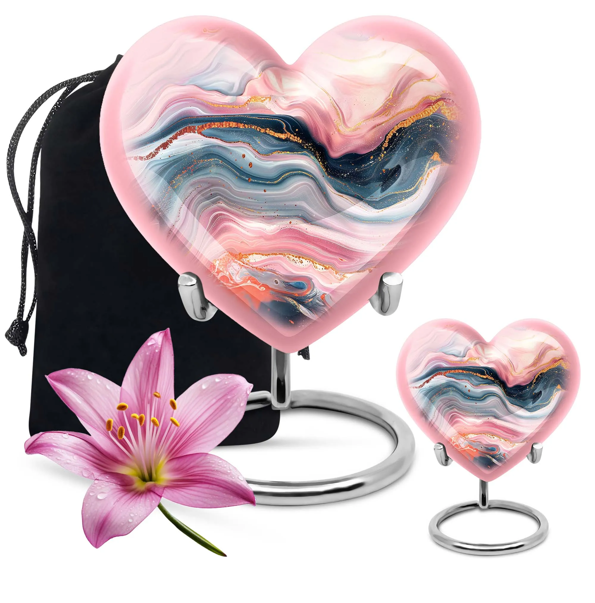 Cremation Keepsake Abstract Urn- A Cherished Memorial Element