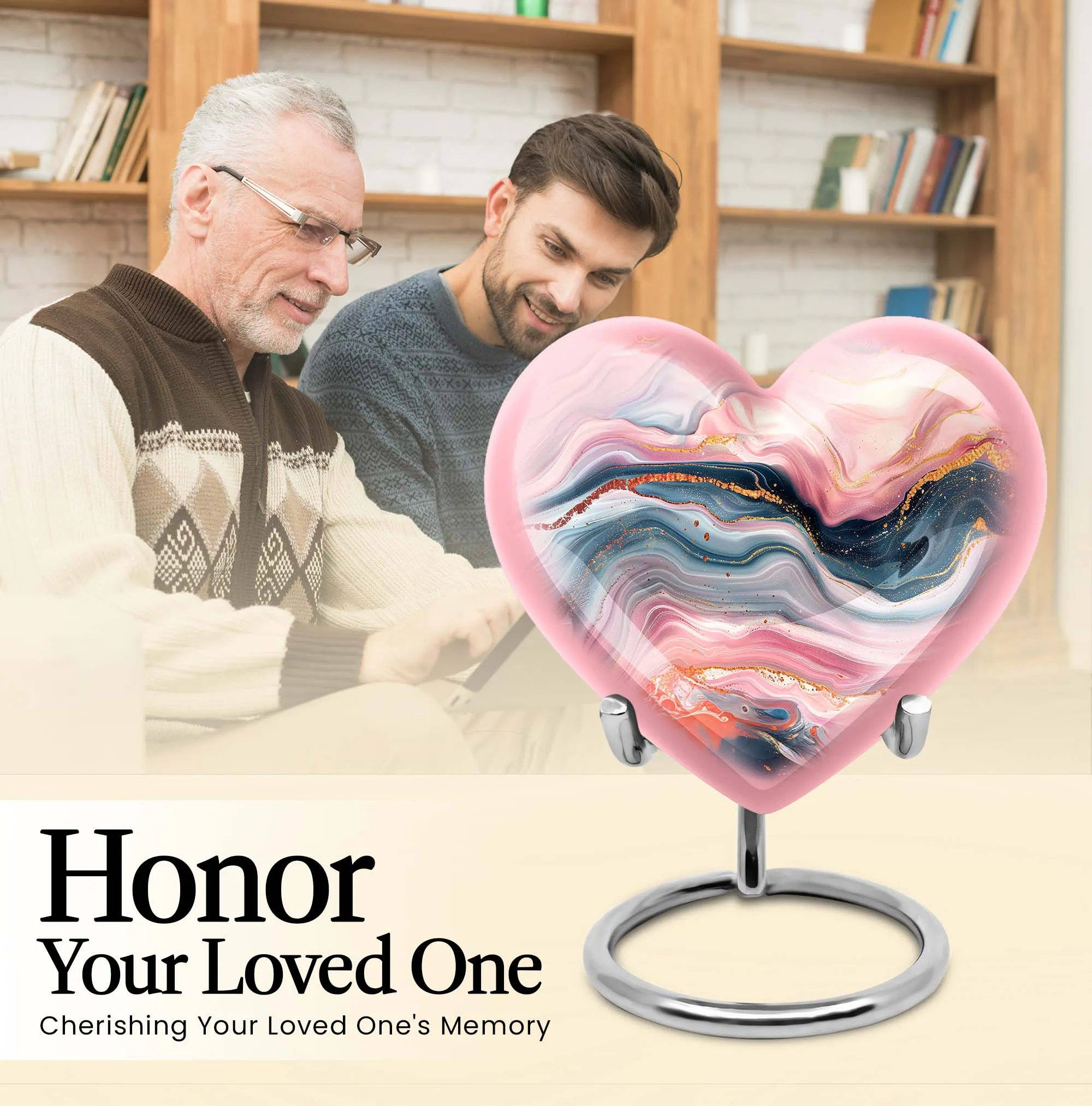 Cremation Keepsake Abstract Urn- A Cherished Memorial Element