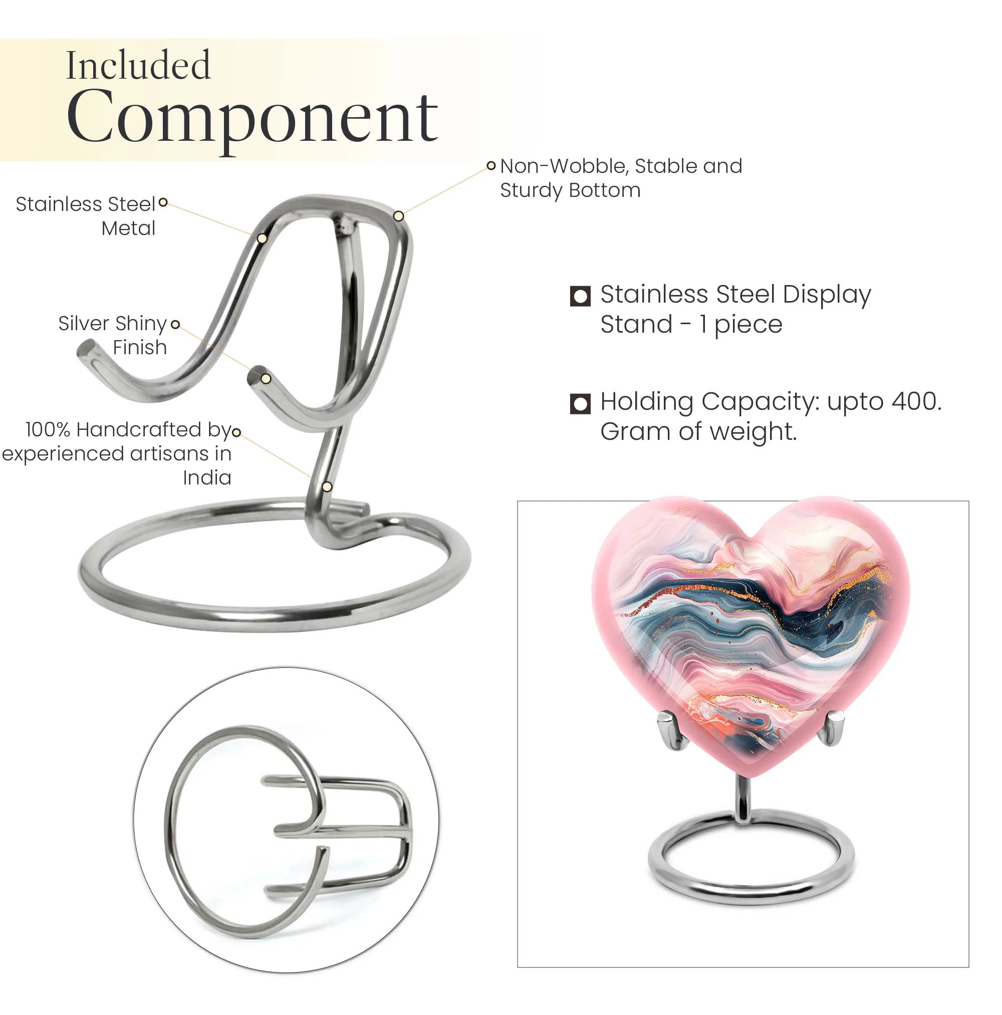 Cremation Keepsake Abstract Urn- A Cherished Memorial Element