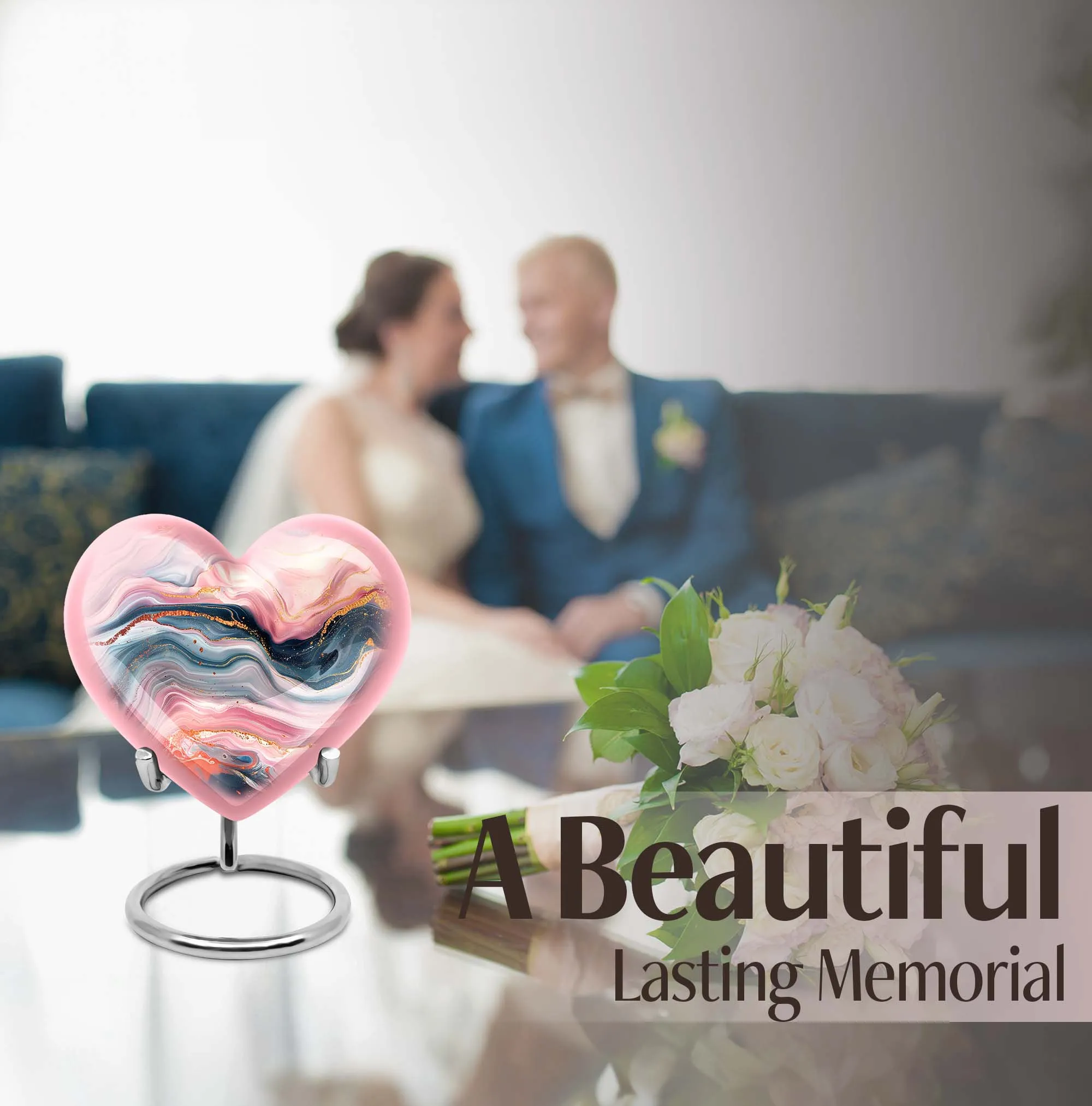 Cremation Keepsake Abstract Urn- A Cherished Memorial Element