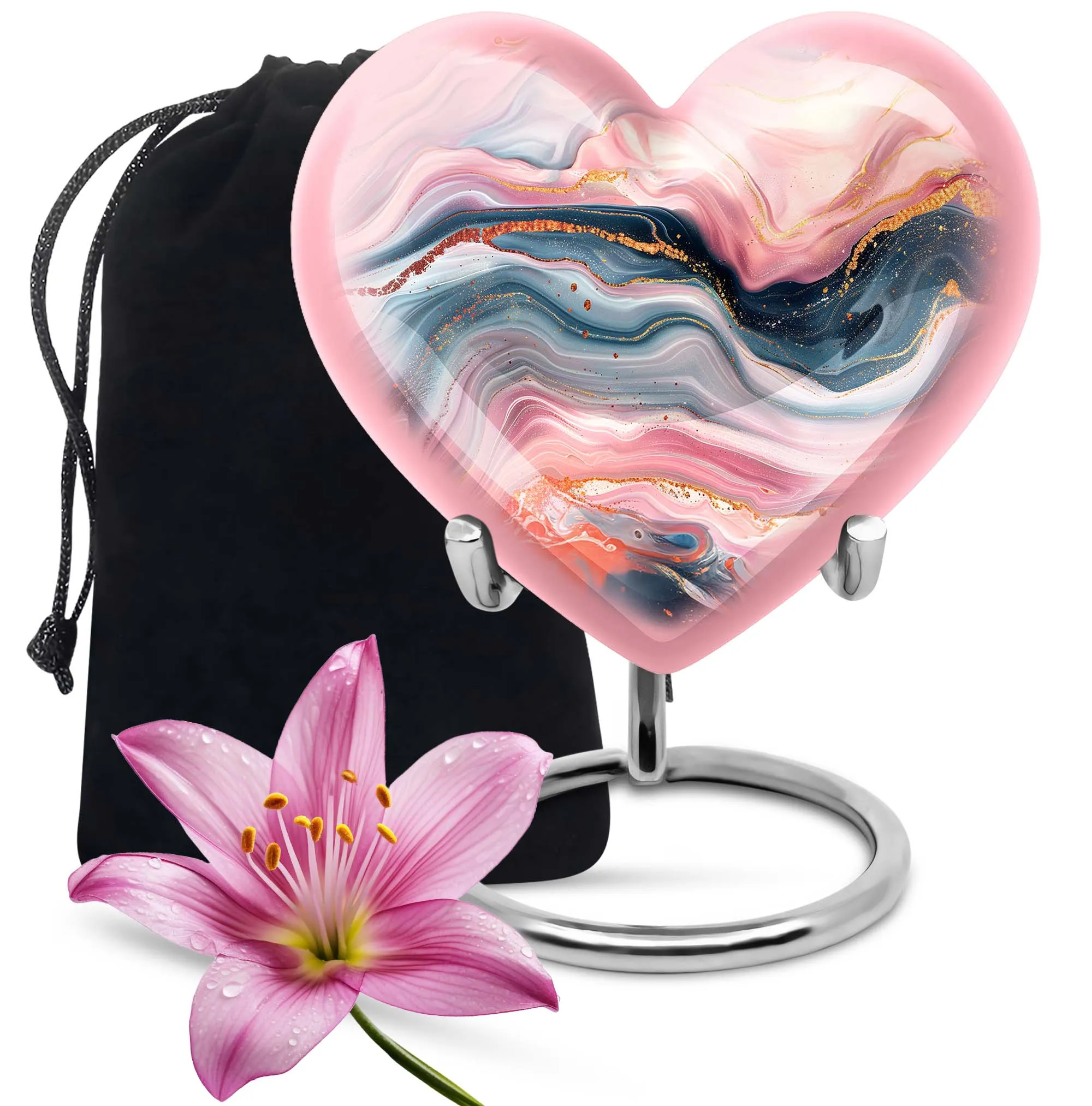 Cremation Keepsake Abstract Urn- A Cherished Memorial Element