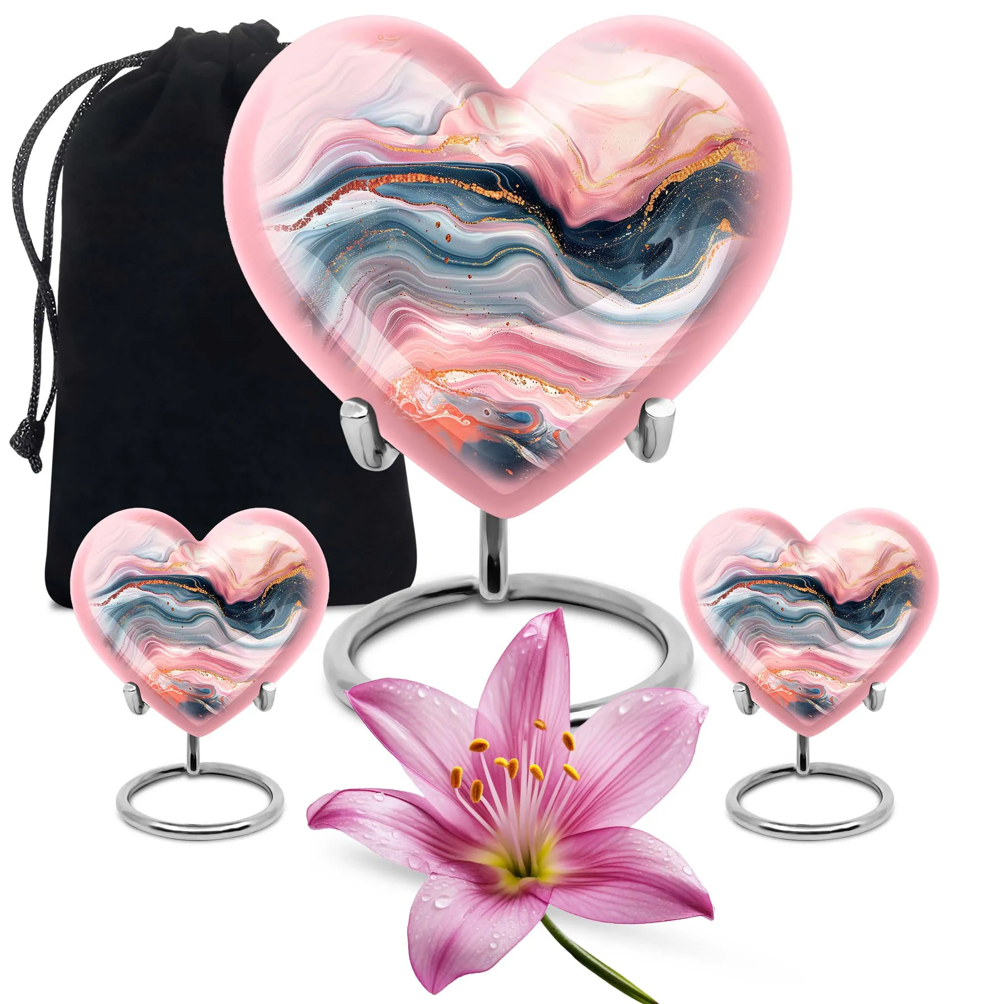 Cremation Keepsake Abstract Urn- A Cherished Memorial Element