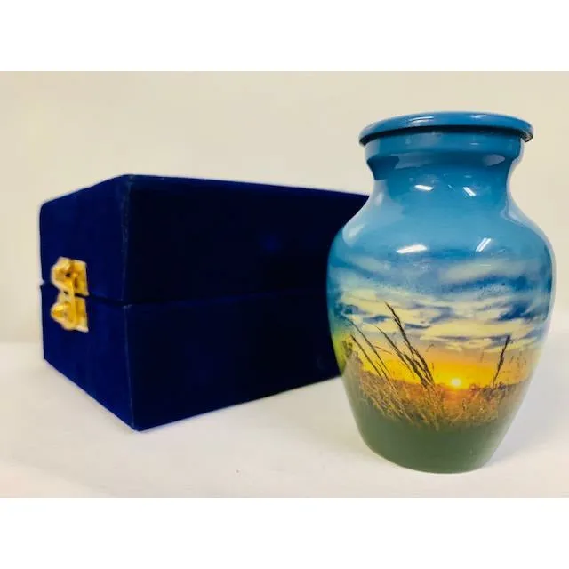Cremation Urn for Farmers | Titled: Farmer's Sunrise | Quality Urns For Less