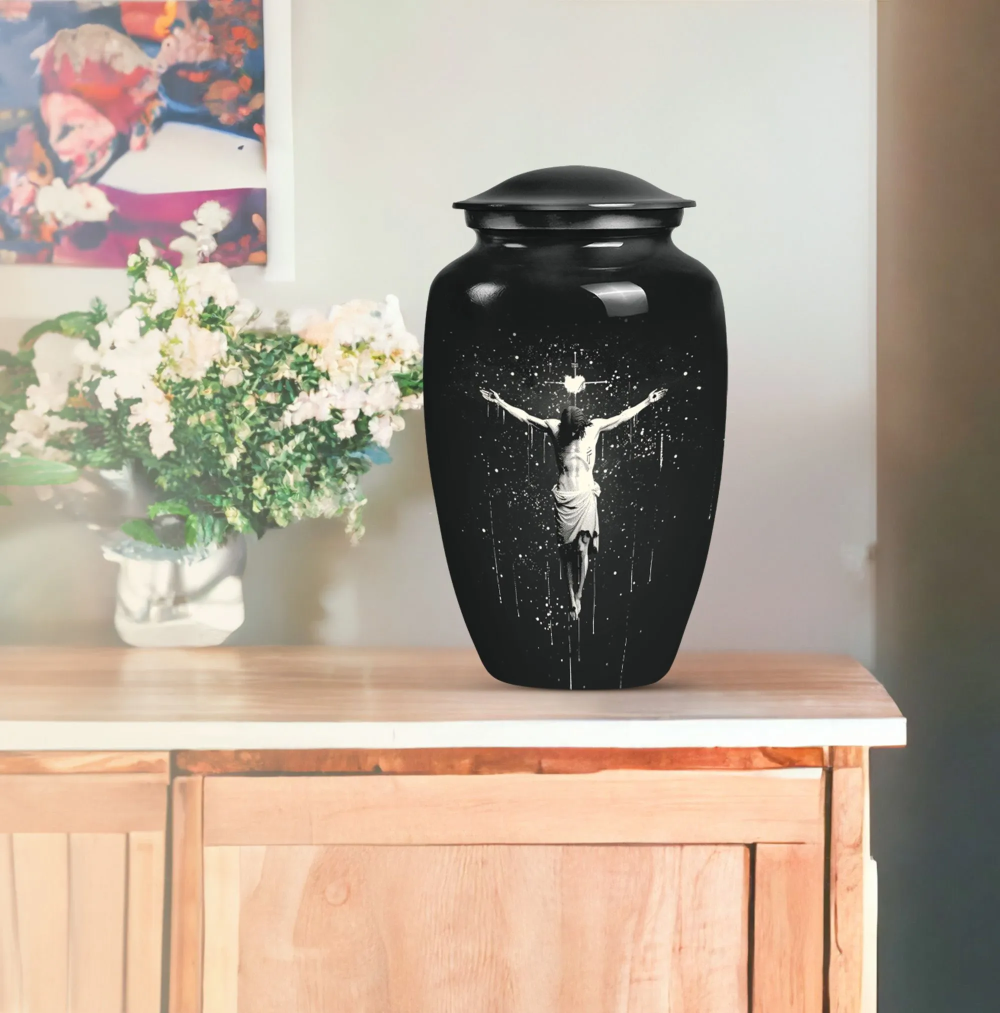 Cross Cremation Urn: Superior Memorial Tribute for Women