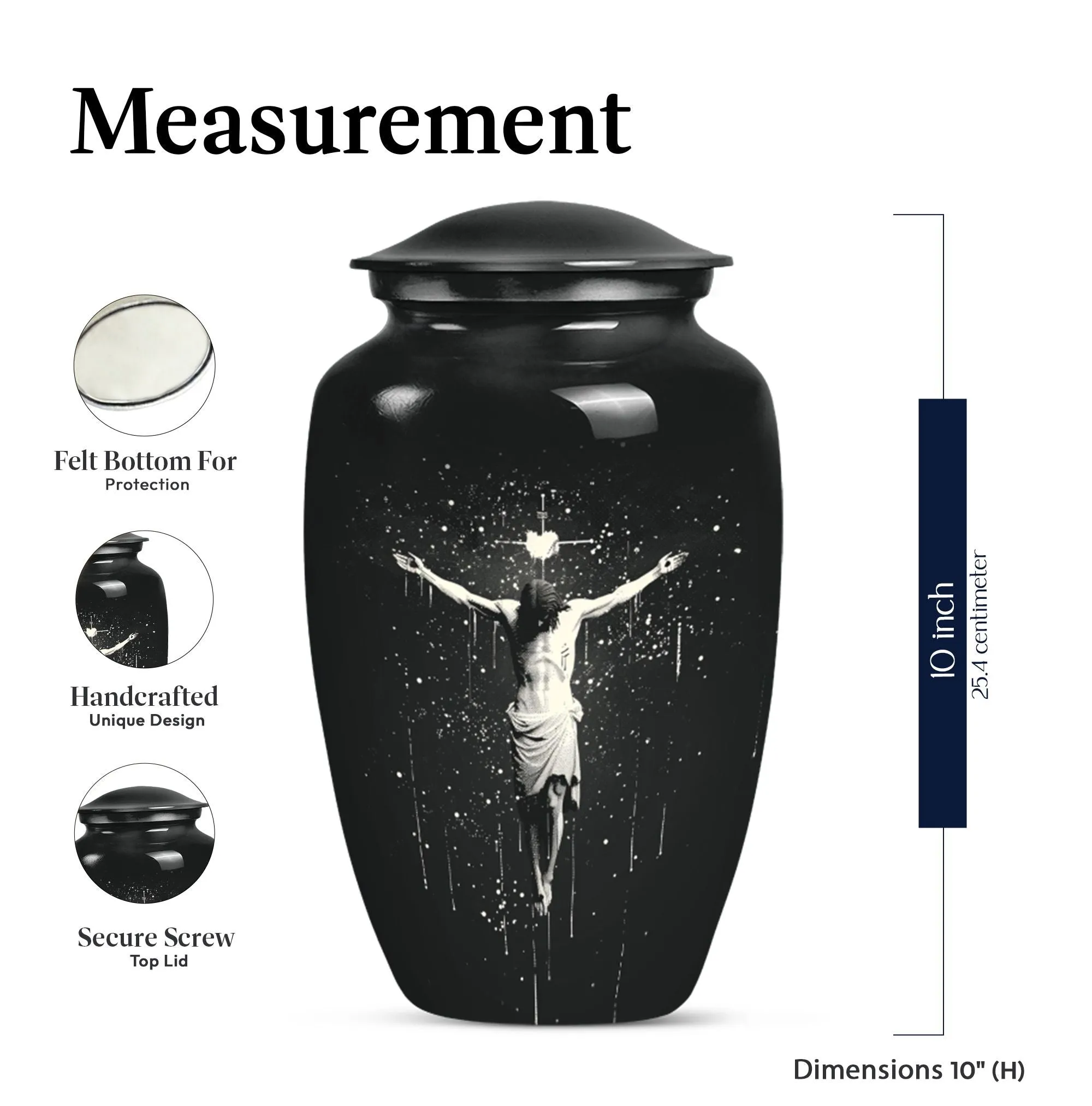 Cross Cremation Urn: Superior Memorial Tribute for Women