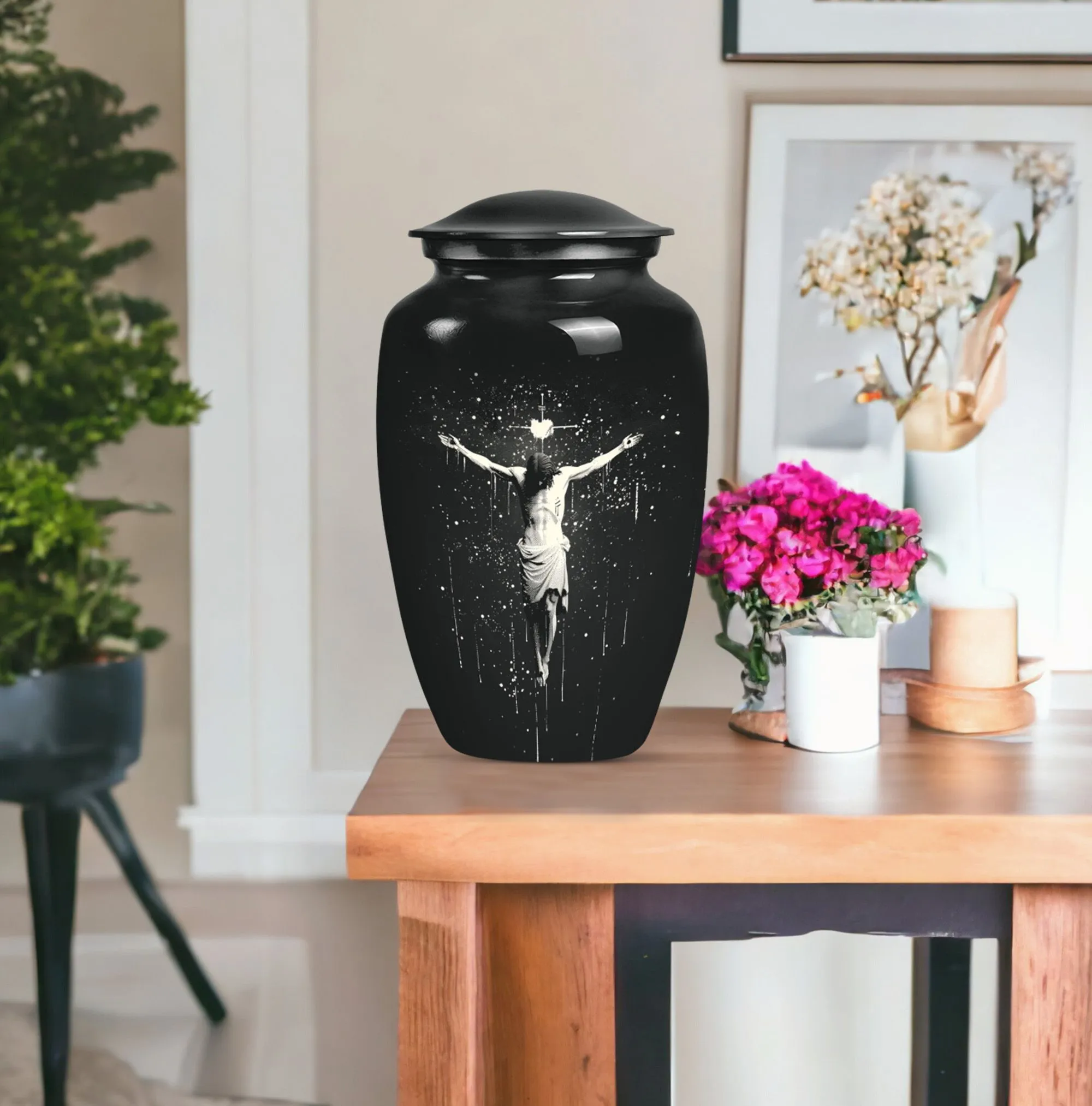 Cross Cremation Urn: Superior Memorial Tribute for Women