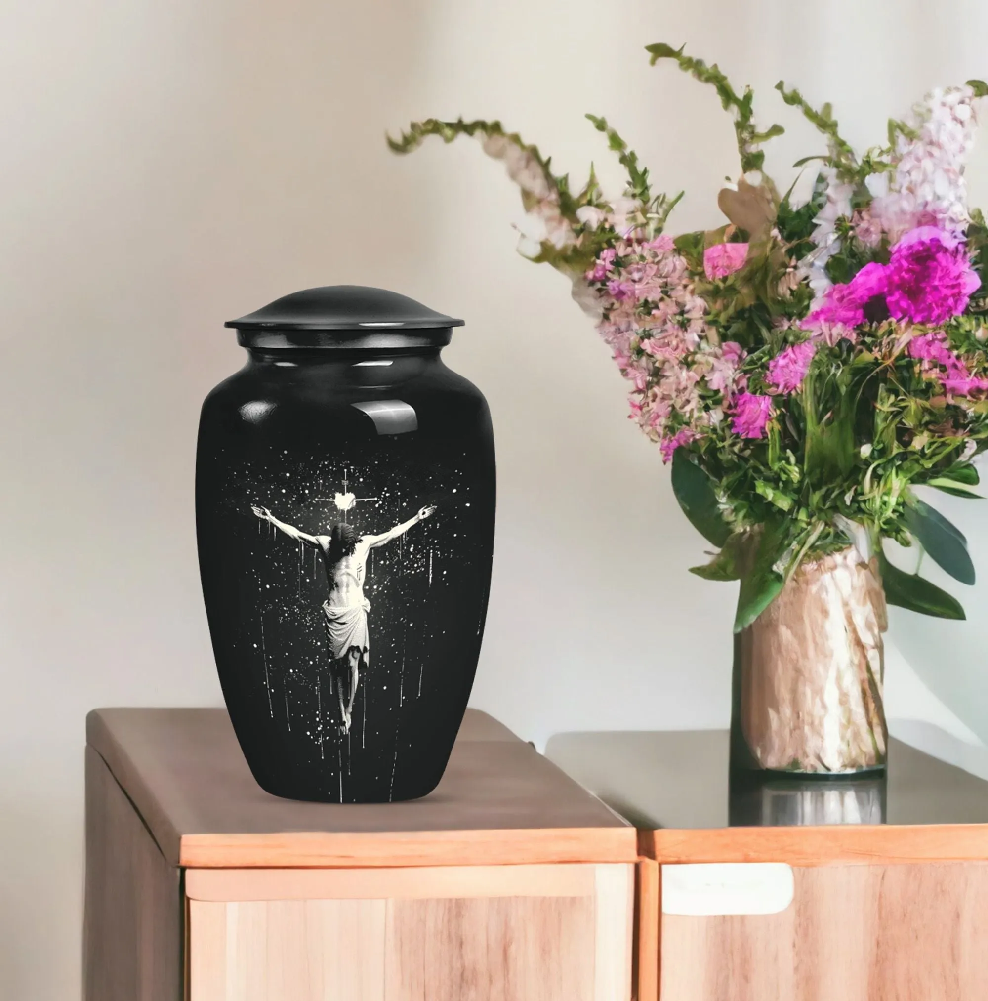 Cross Cremation Urn: Superior Memorial Tribute for Women