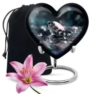 Diamond Adore, A Unique Heart-designed Cremation Urn