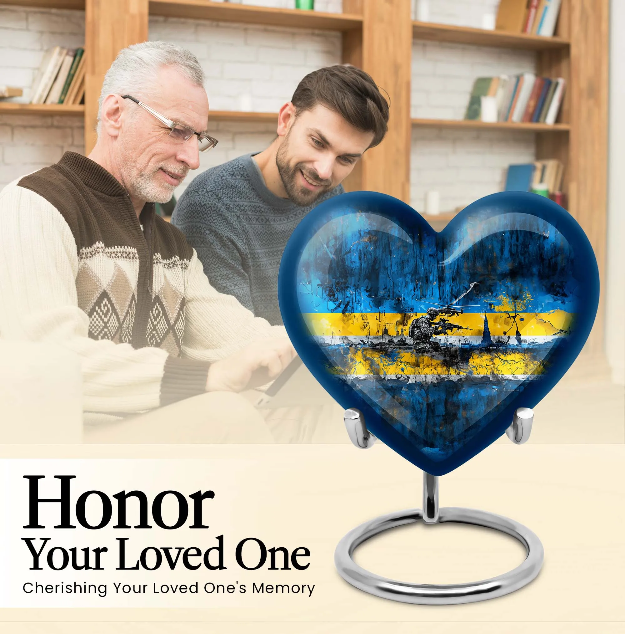 Dignified Departure: Military-Inspired Funeral Cremation Urn