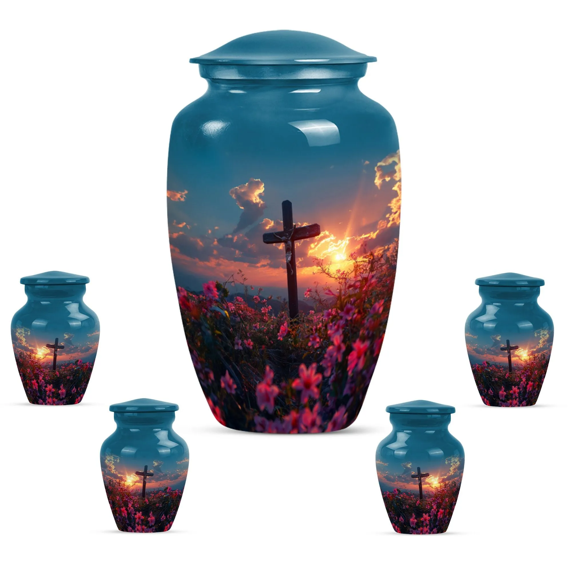 Divine Cross Urn & Memorable Funeral Ash Sanctuary