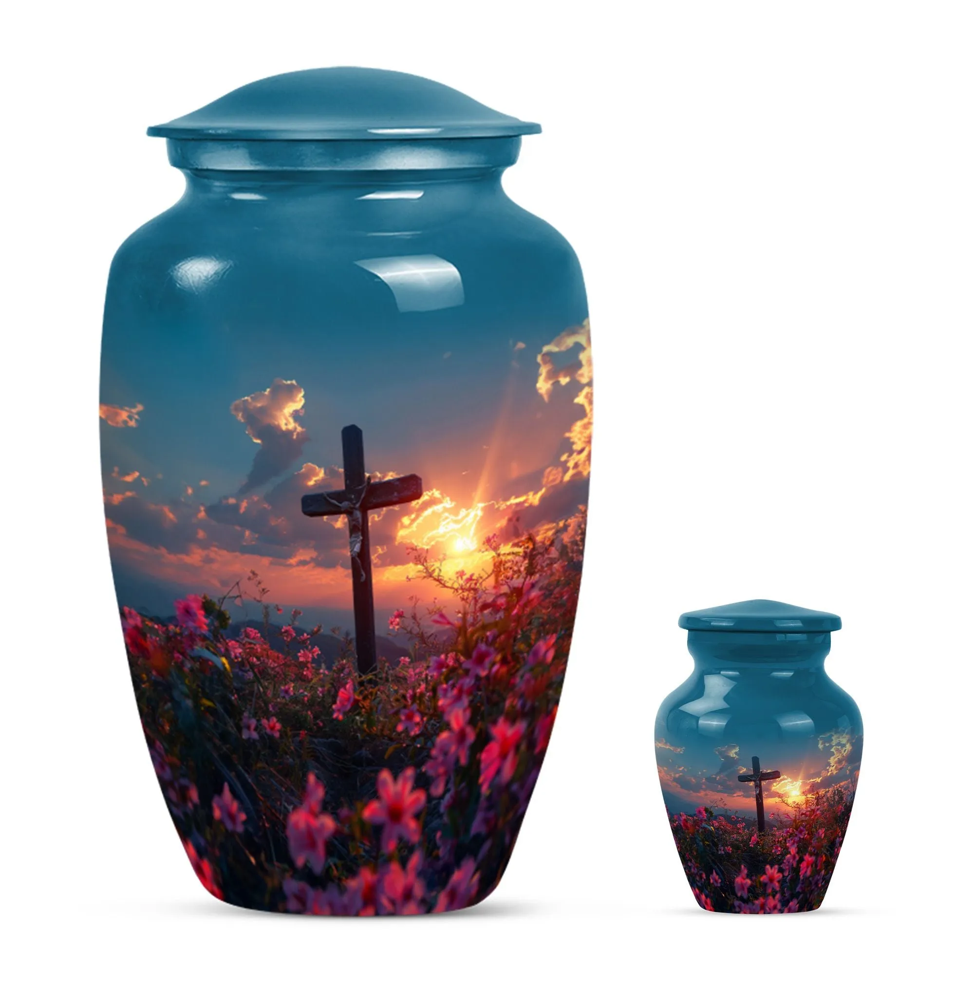 Divine Cross Urn & Memorable Funeral Ash Sanctuary