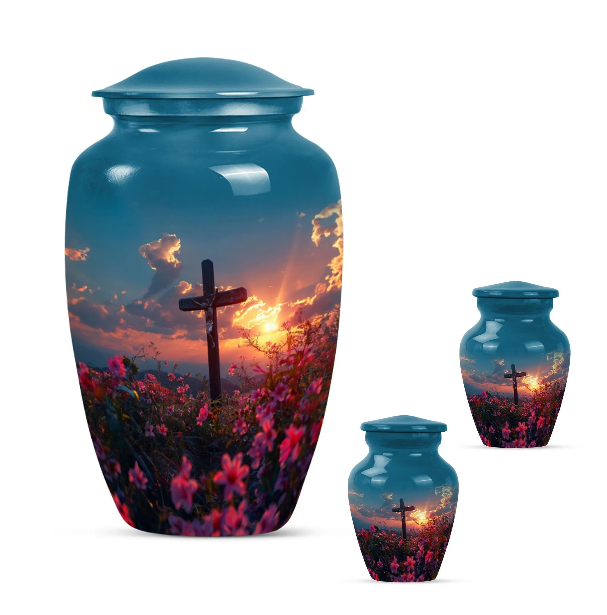 Divine Cross Urn & Memorable Funeral Ash Sanctuary