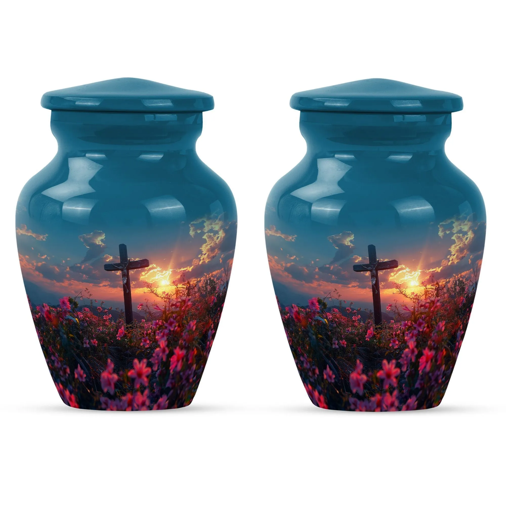 Divine Cross Urn & Memorable Funeral Ash Sanctuary