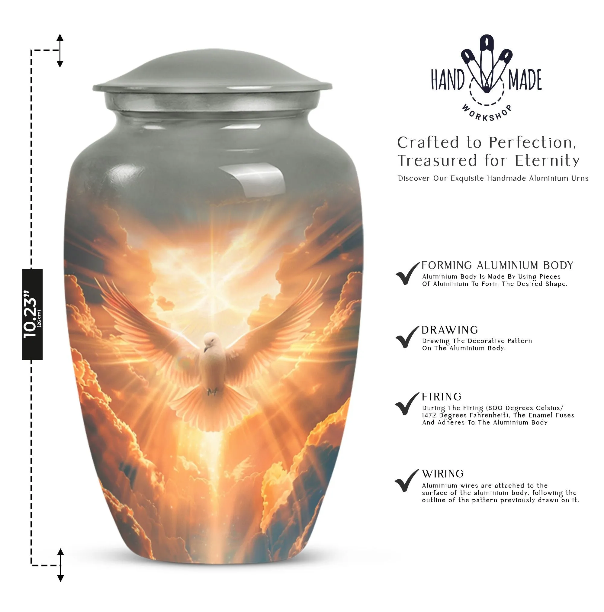 Dove's Rest: Large Cremation Urn For Treasured Memories