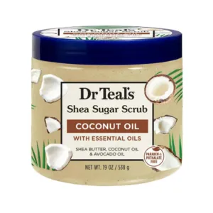 Dr. Teal's Shea Sugar Body Scrub Coconut Oil with Essential Oils- 19oz