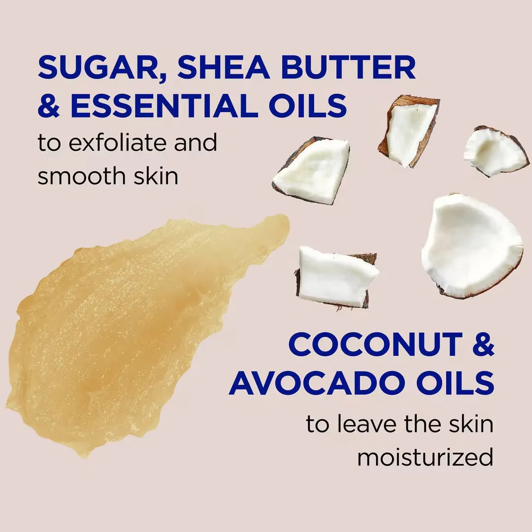 Dr. Teal's Shea Sugar Body Scrub Coconut Oil with Essential Oils- 19oz