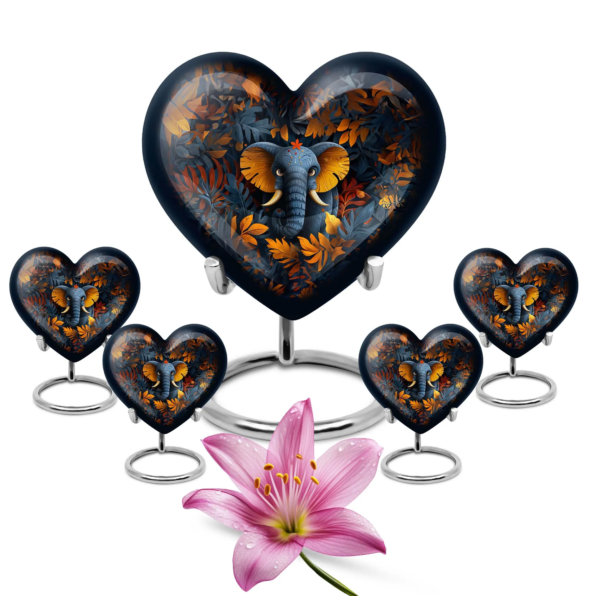 Elephant Reflection: Unforgettable Memorial Burial Urn