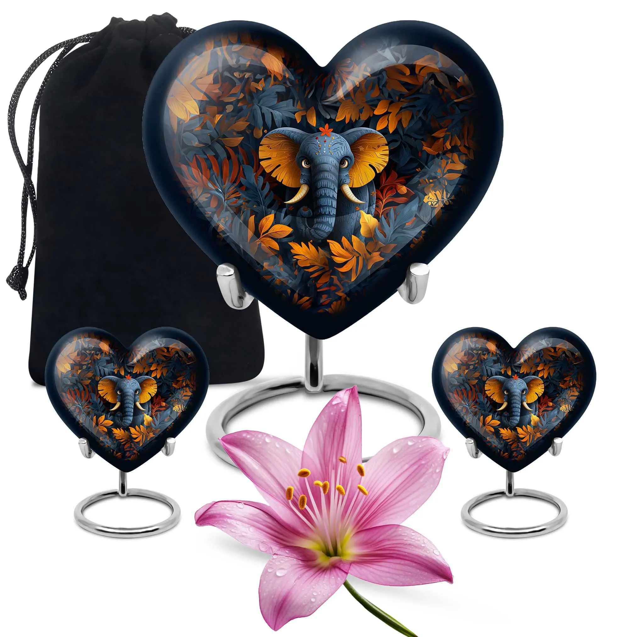 Elephant Reflection: Unforgettable Memorial Burial Urn