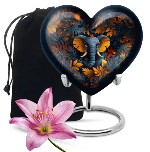 Elephant Reflection: Unforgettable Memorial Burial Urn
