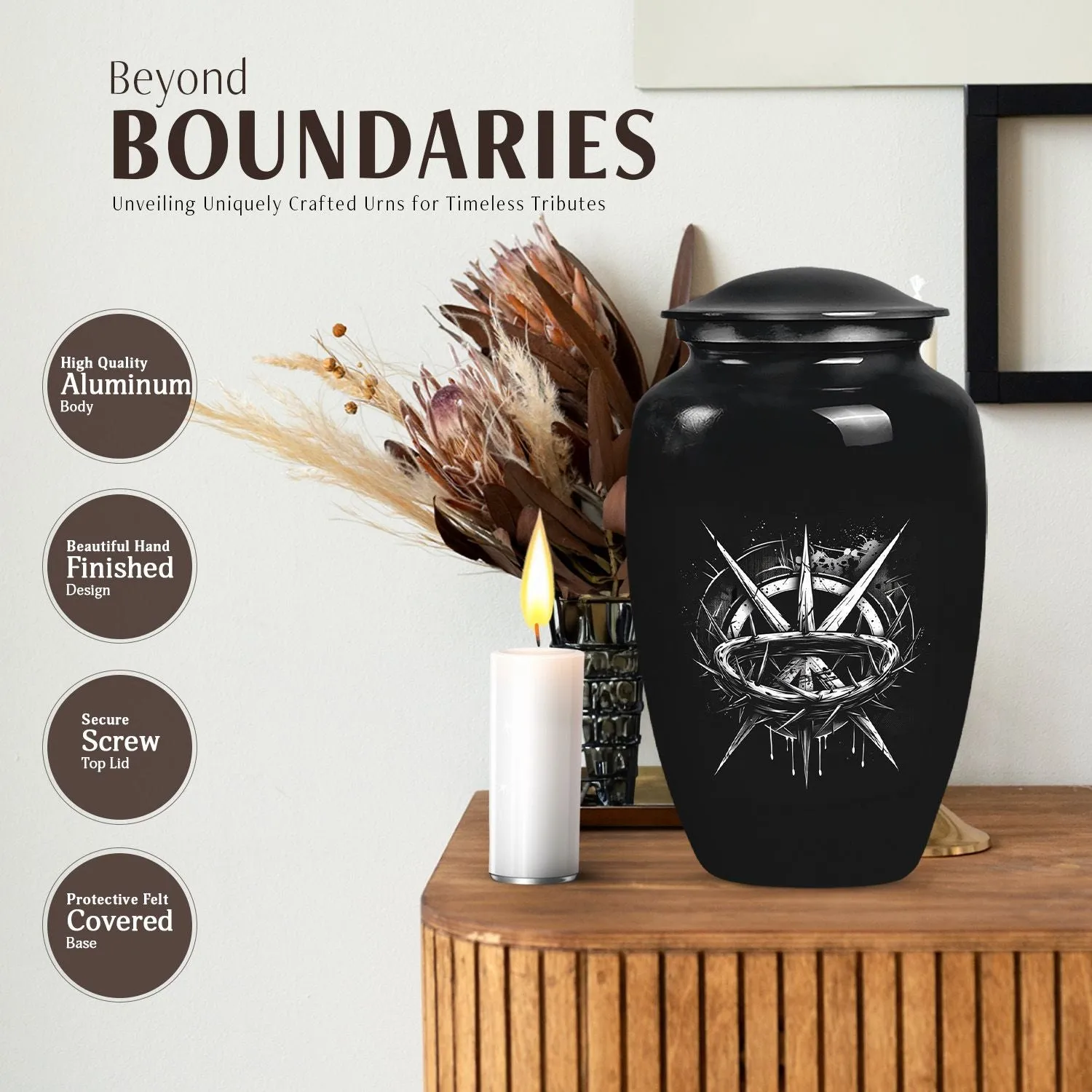 Eternal Remembrance -  Catholic Memorial Ash Urn