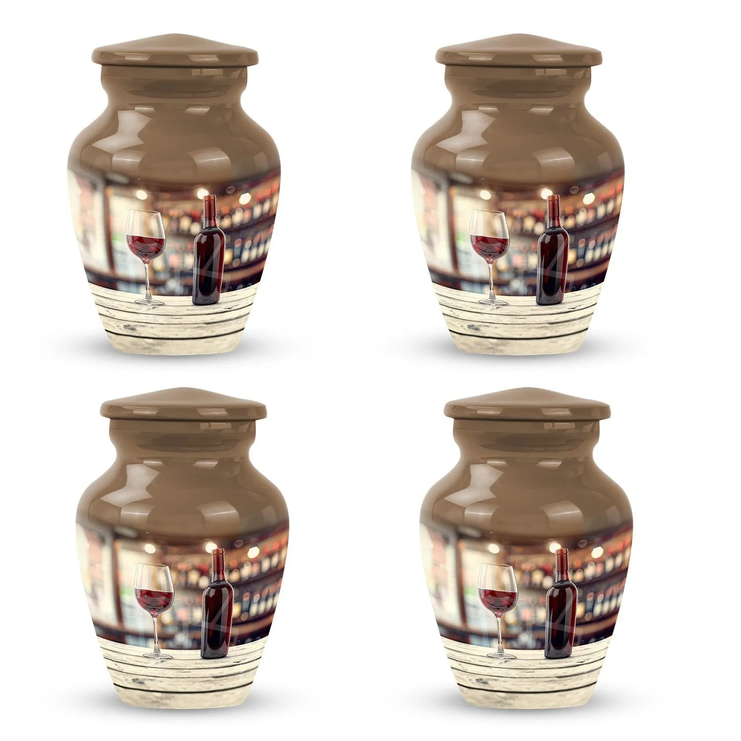 Eternal Rest Wine Urn – Medium Size Cremation Asset for Memorial