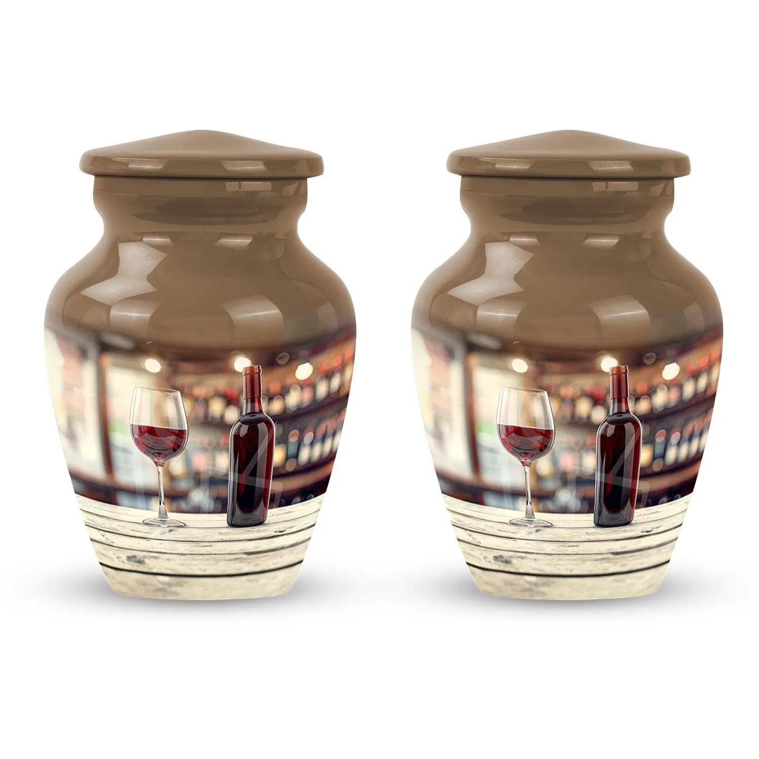Eternal Rest Wine Urn – Medium Size Cremation Asset for Memorial