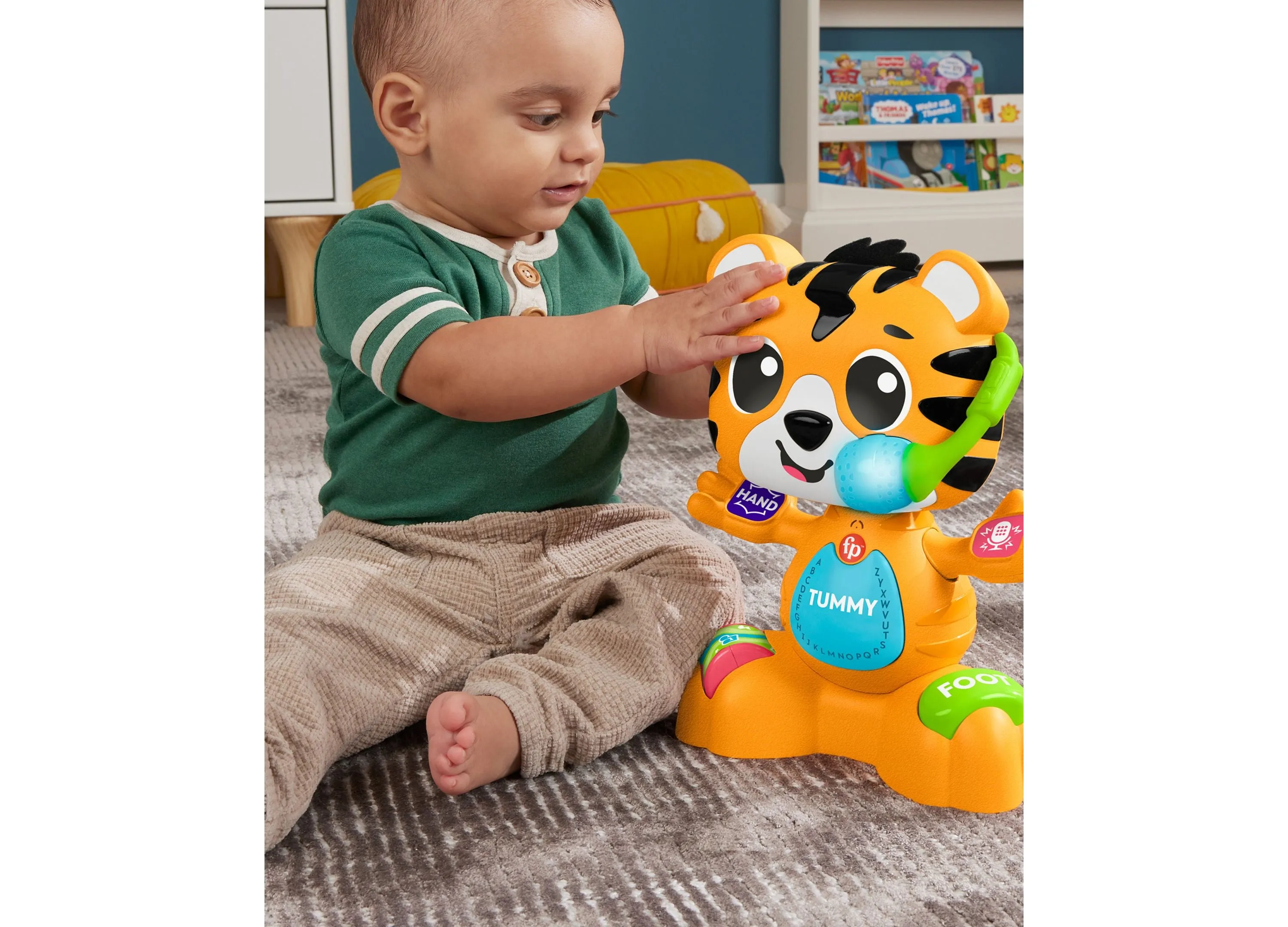Fisher-Price Link Squad Bop Groove Tiger Interactive Learning Toy