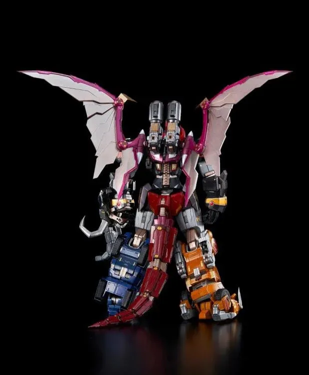 Flame Toys Mighty Morphin Power Rangers Go! Kara Kuri Combine Dino Megazord Figure