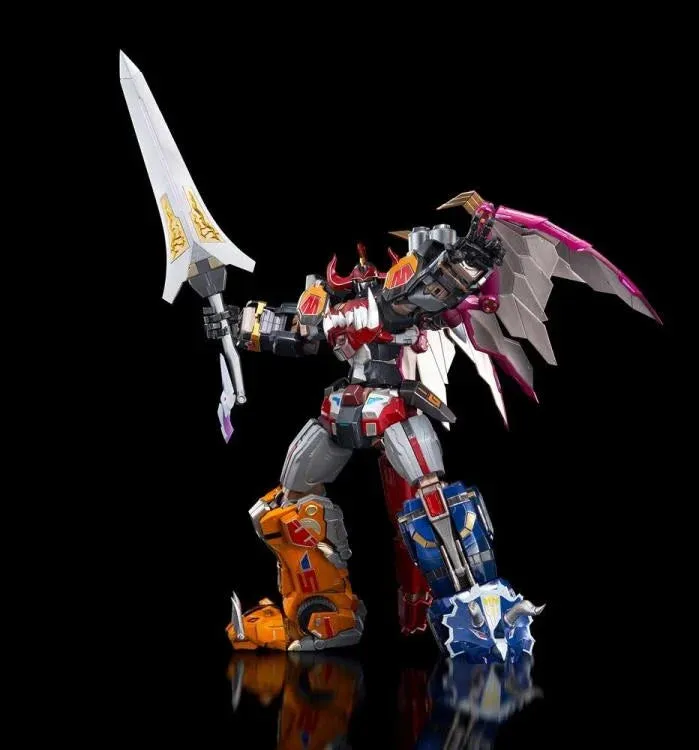 Flame Toys Mighty Morphin Power Rangers Go! Kara Kuri Combine Dino Megazord Figure