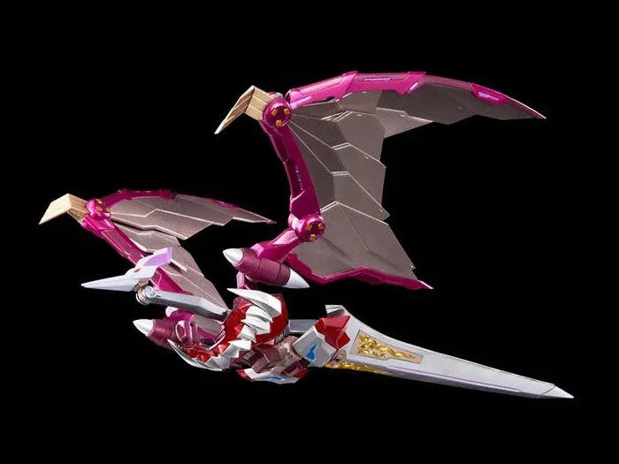 Flame Toys Mighty Morphin Power Rangers Go! Kara Kuri Combine Dino Megazord Figure