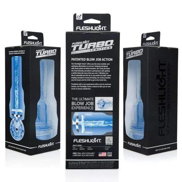 Fleshlight - Turbo Ignition Blue Ice Masturbator (Blue)