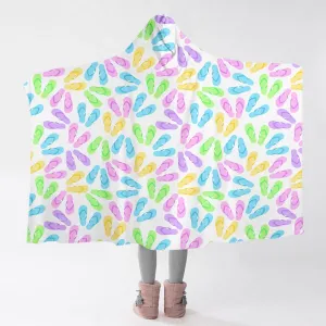 Flip Flops Galore Cozy Hooded Blanket