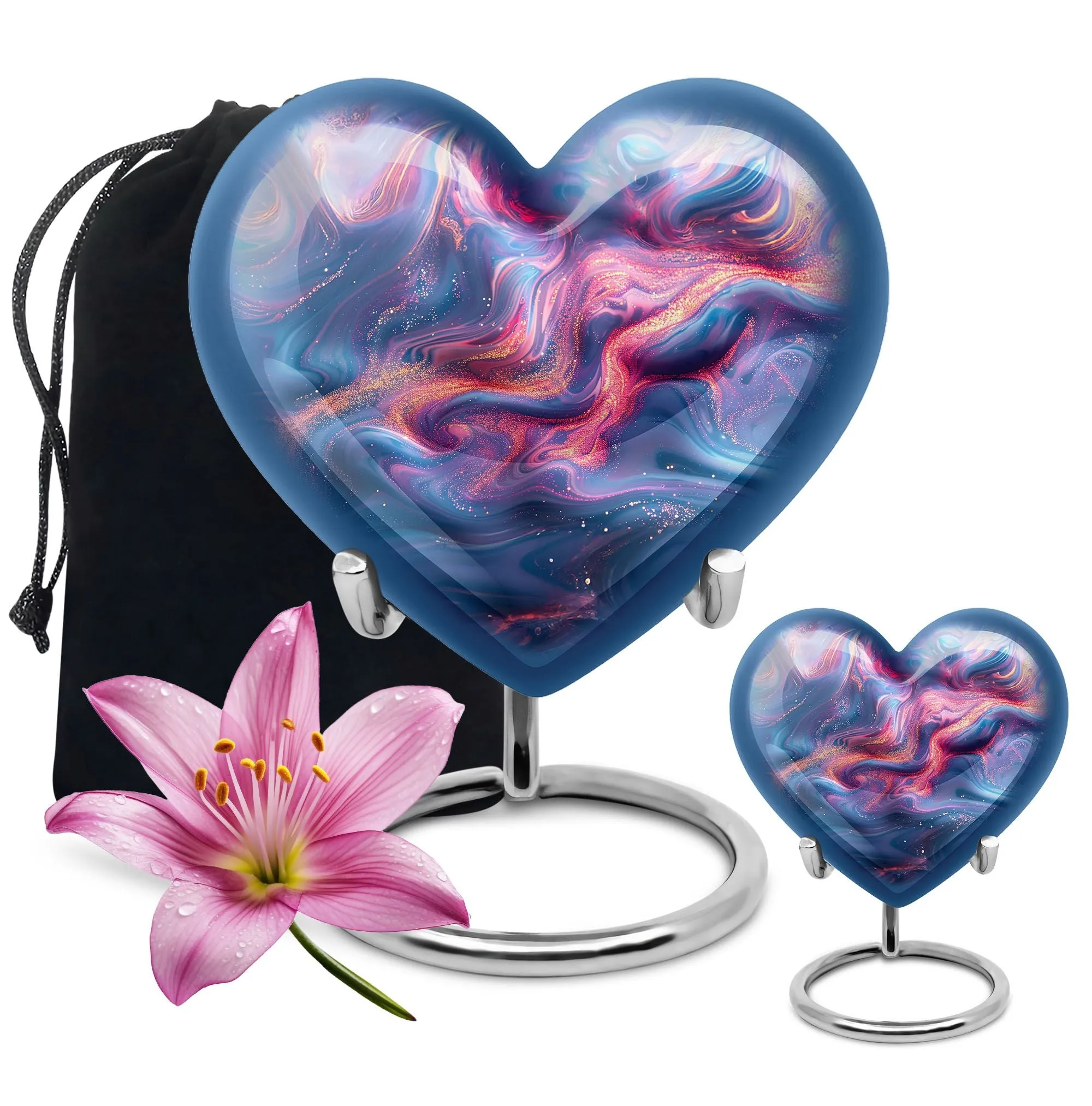 Funeral Abstract Urn, Cherished Memorial for Women