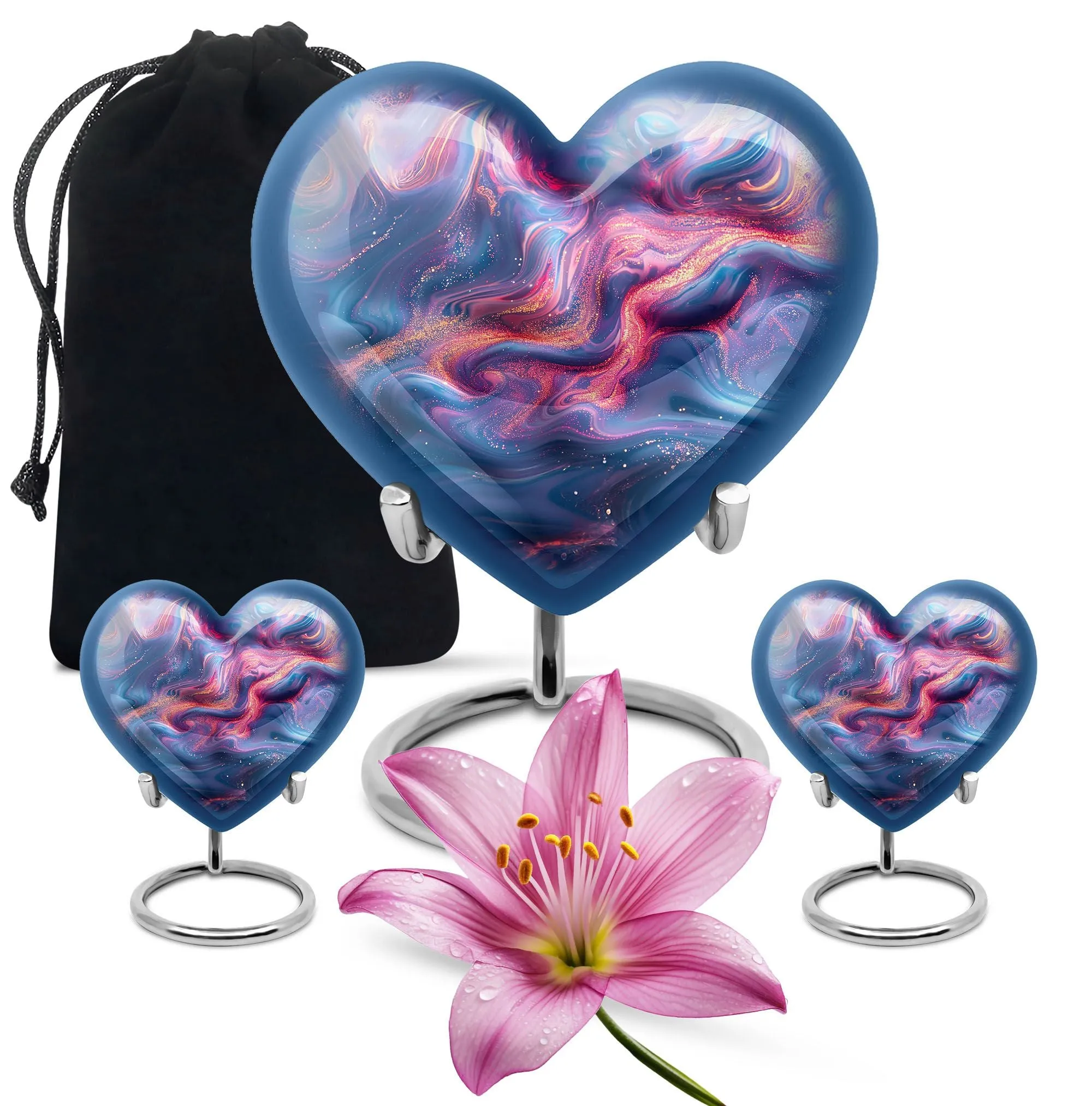 Funeral Abstract Urn, Cherished Memorial for Women