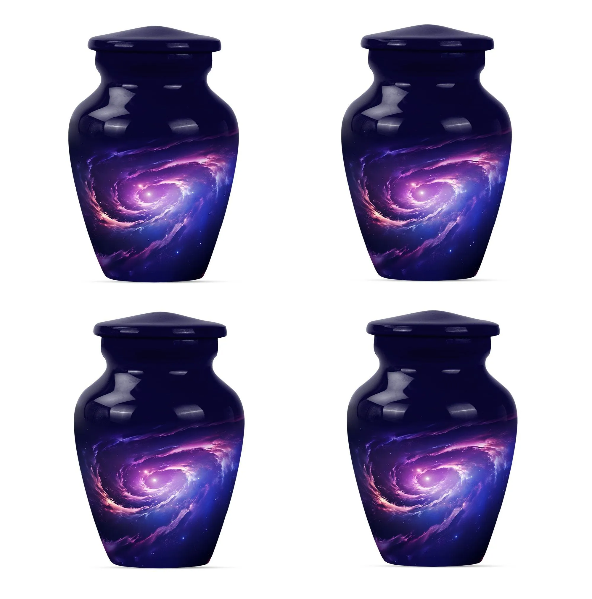 Galaaxy Urn Reminiscent Purple Meadow Tribute Urn For Ashes