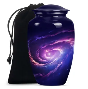 Galaaxy Urn Reminiscent Purple Meadow Tribute Urn For Ashes