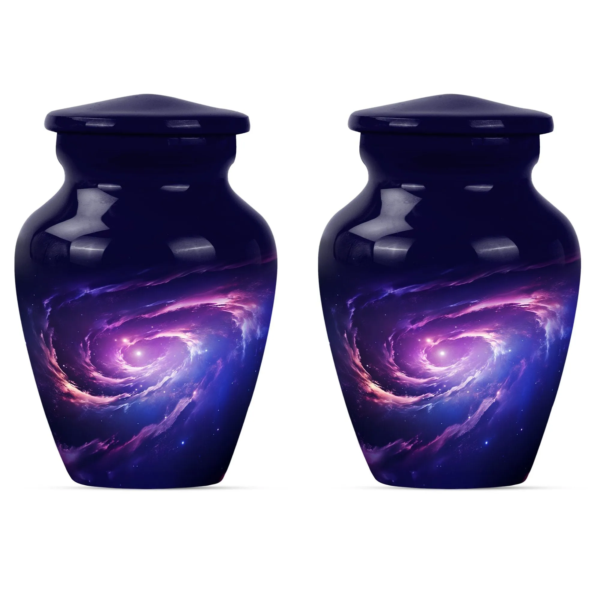Galaaxy Urn Reminiscent Purple Meadow Tribute Urn For Ashes