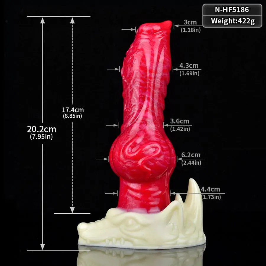 Gerald Silicone Dog Knotted Dildo