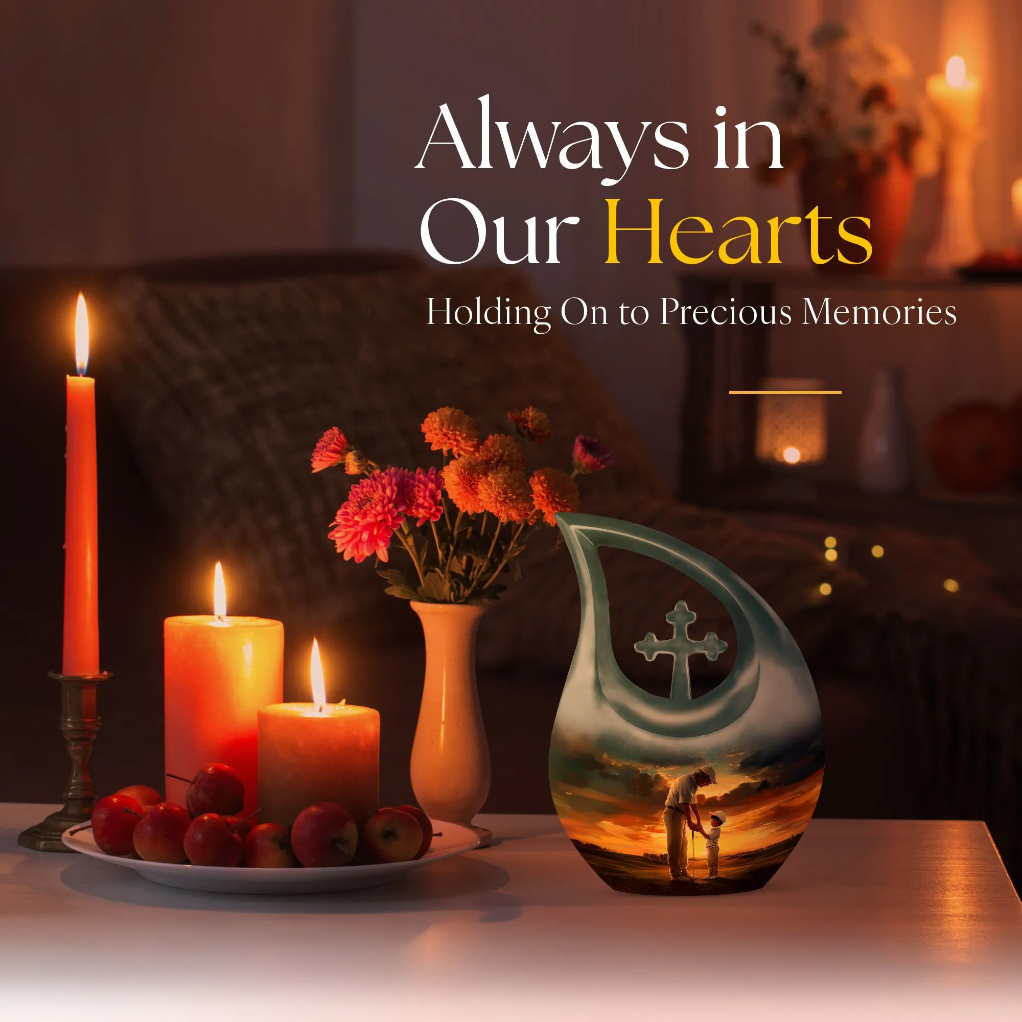 Golf Tribute Memory Holder: An Affordable Cremation Urn