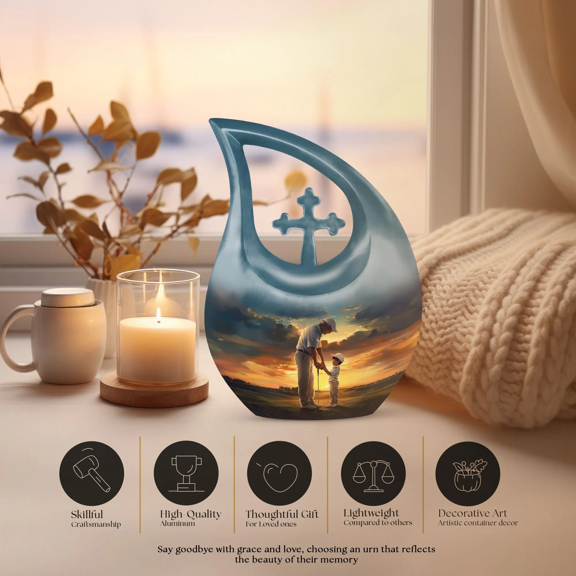 Golf Tribute Memory Holder: An Affordable Cremation Urn