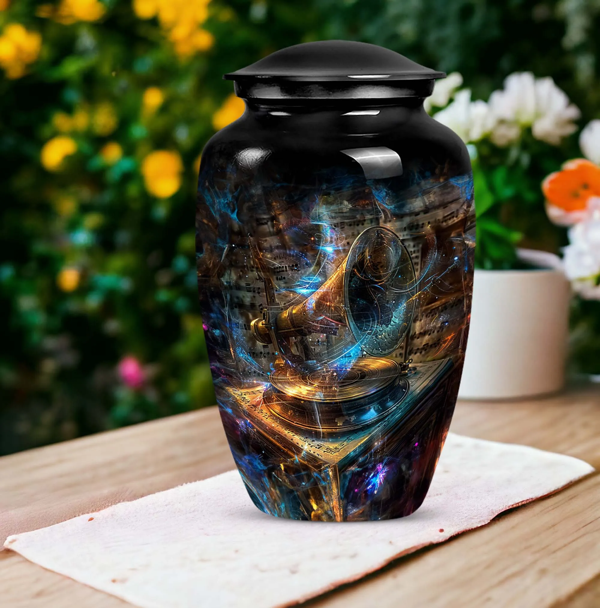Gramophone Legacy - Tailored Personalized Memorial Cremation Urn