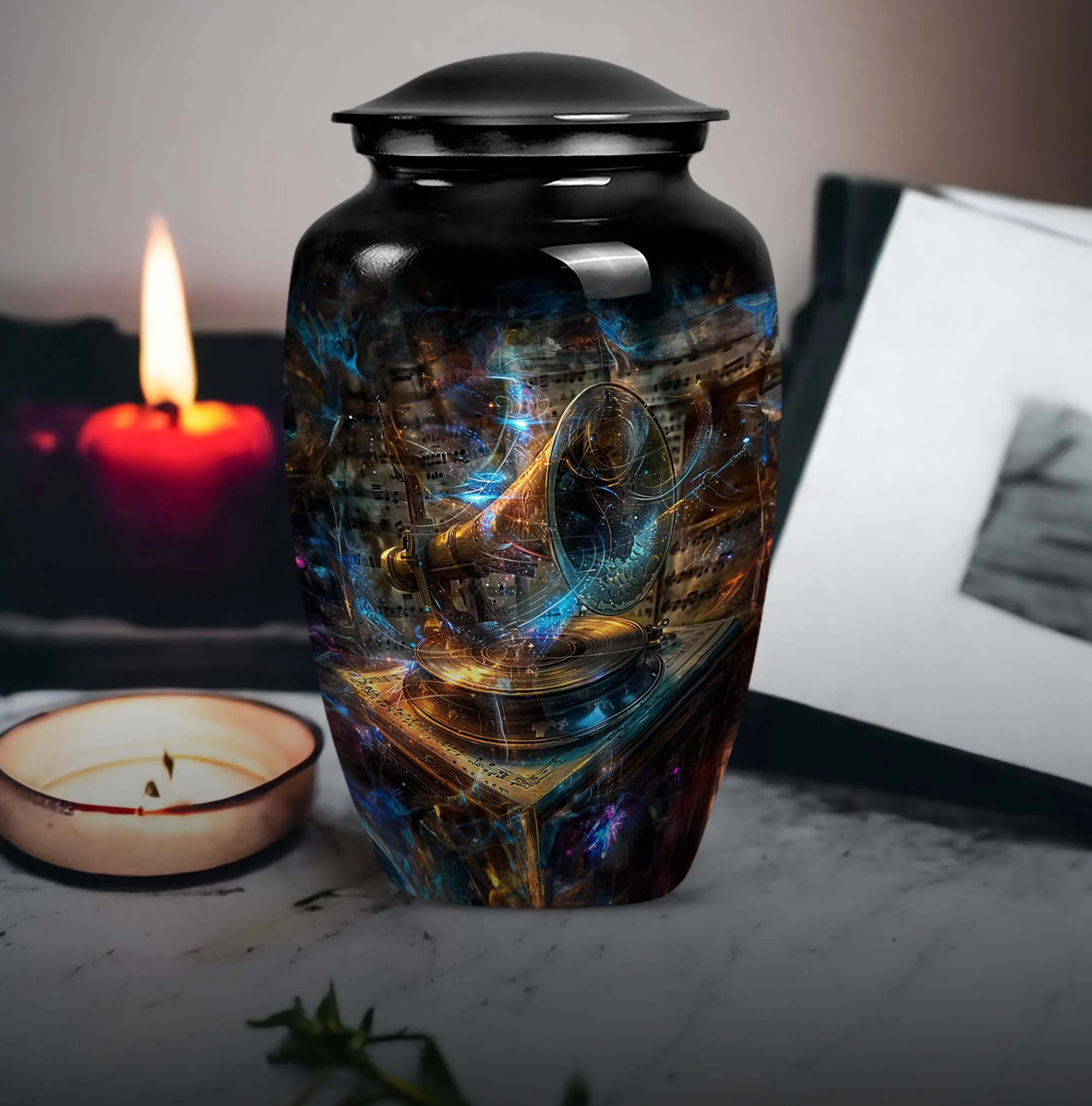 Gramophone Legacy - Tailored Personalized Memorial Cremation Urn