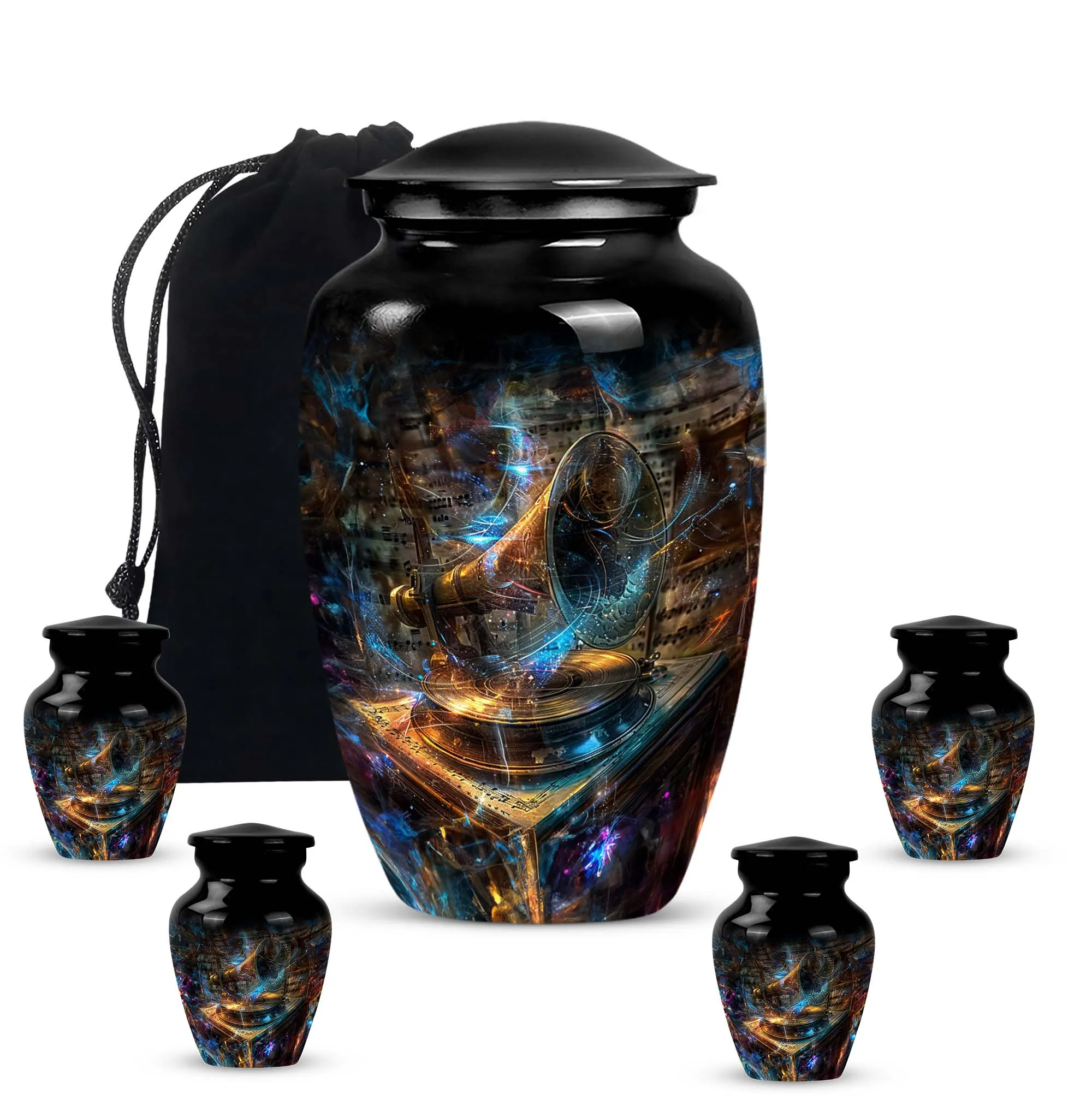 Gramophone Legacy - Tailored Personalized Memorial Cremation Urn