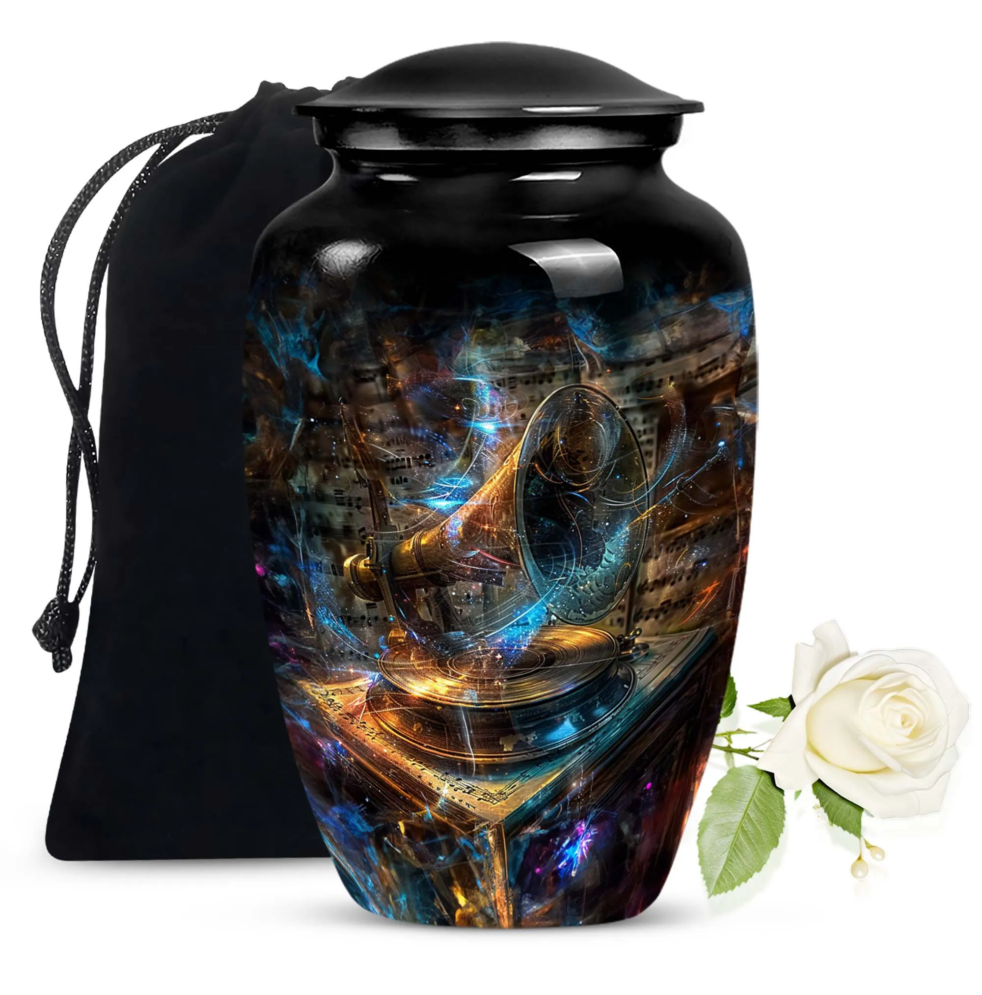 Gramophone Legacy - Tailored Personalized Memorial Cremation Urn