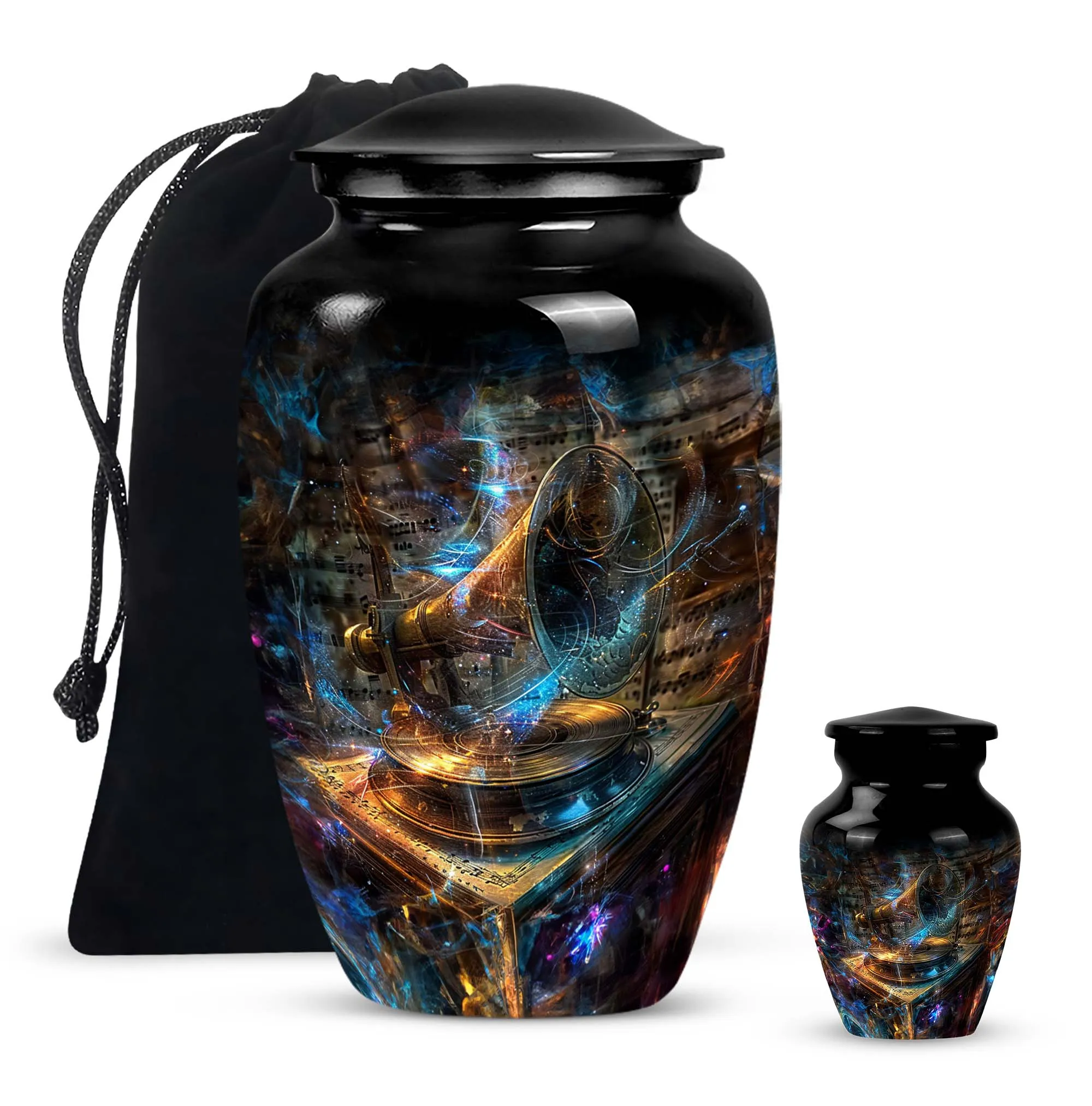 Gramophone Legacy - Tailored Personalized Memorial Cremation Urn