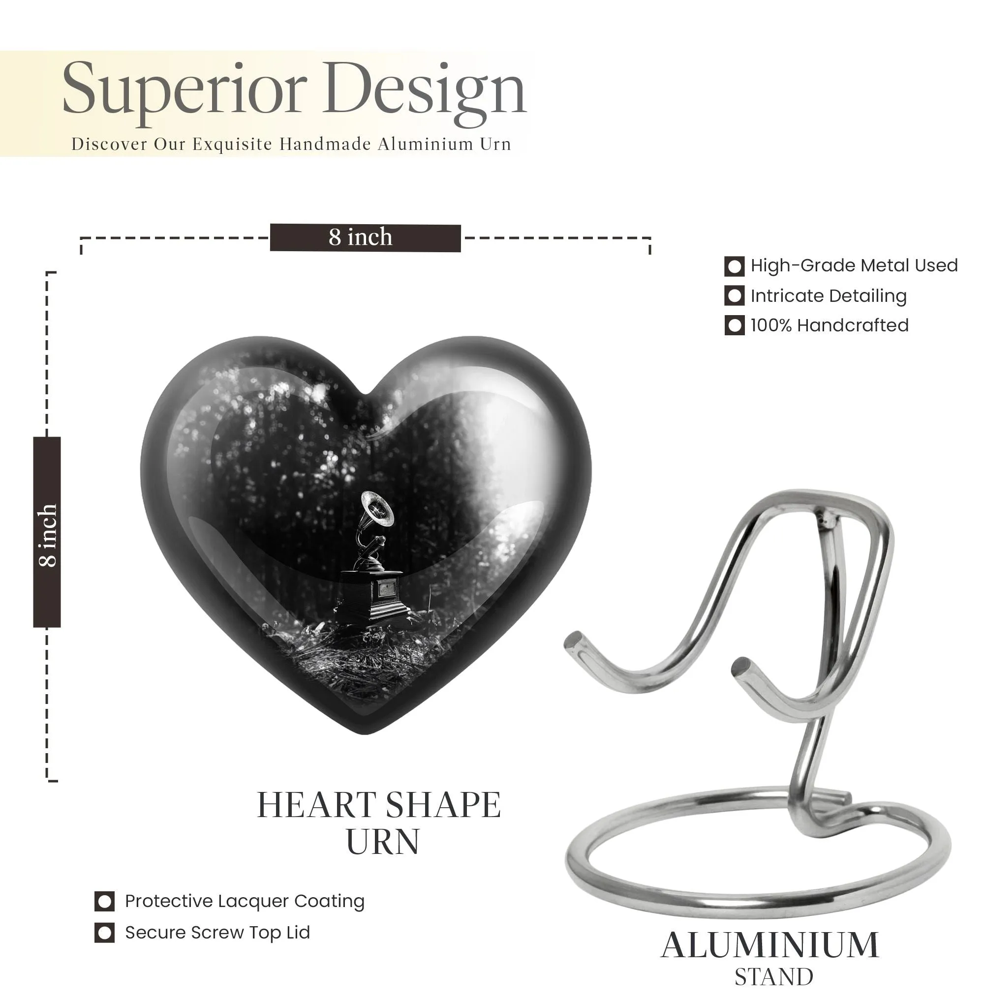 Gramophone Urn: Everlasting Memorial for your Loved One