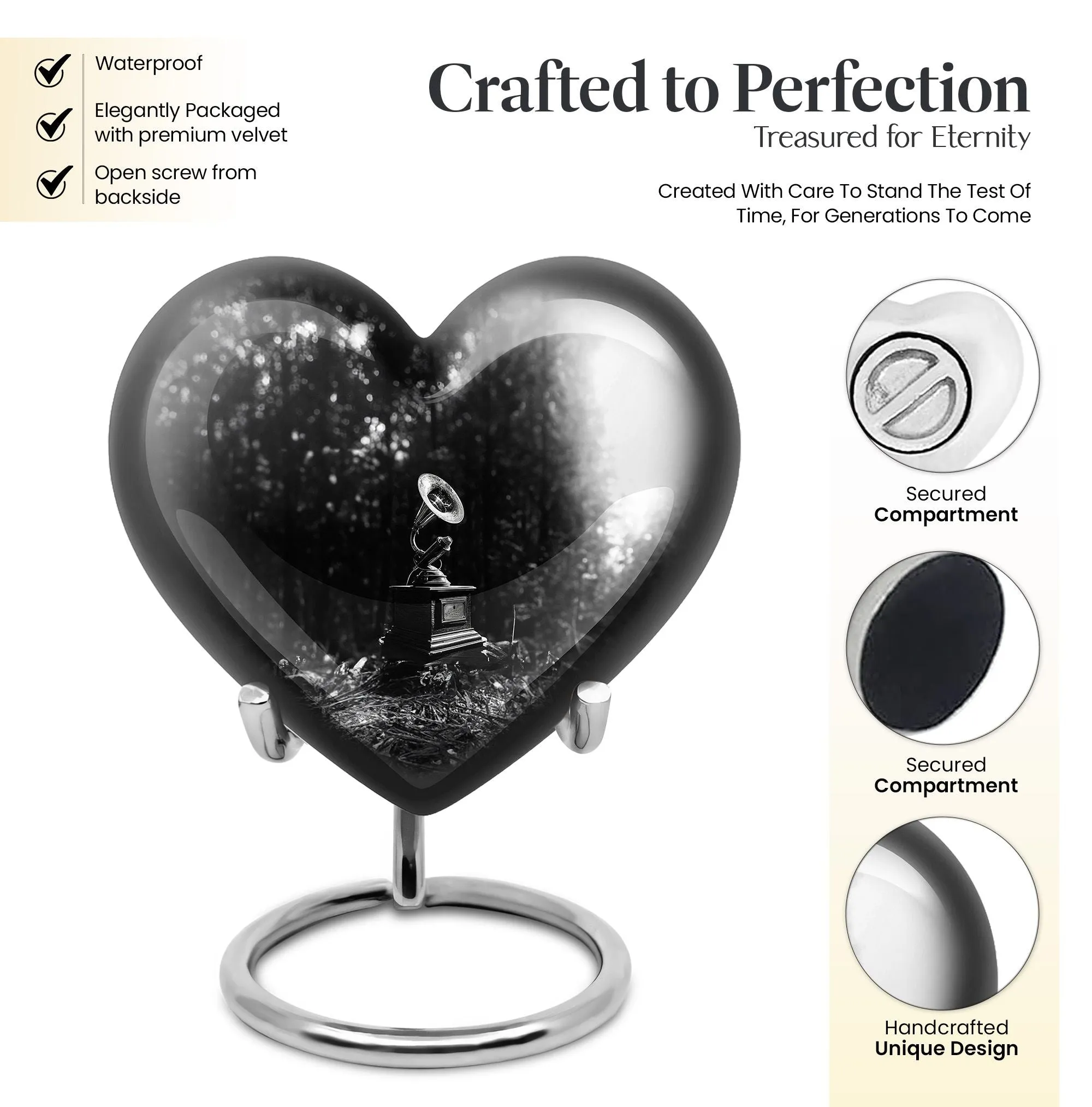 Gramophone Urn: Everlasting Memorial for your Loved One