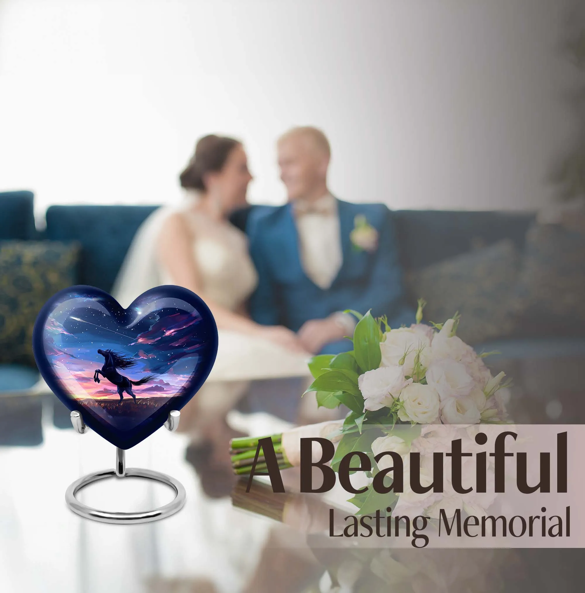 Heartfelt Tribute - Horse Urn - Memorial Keepsake for Eternal Peace