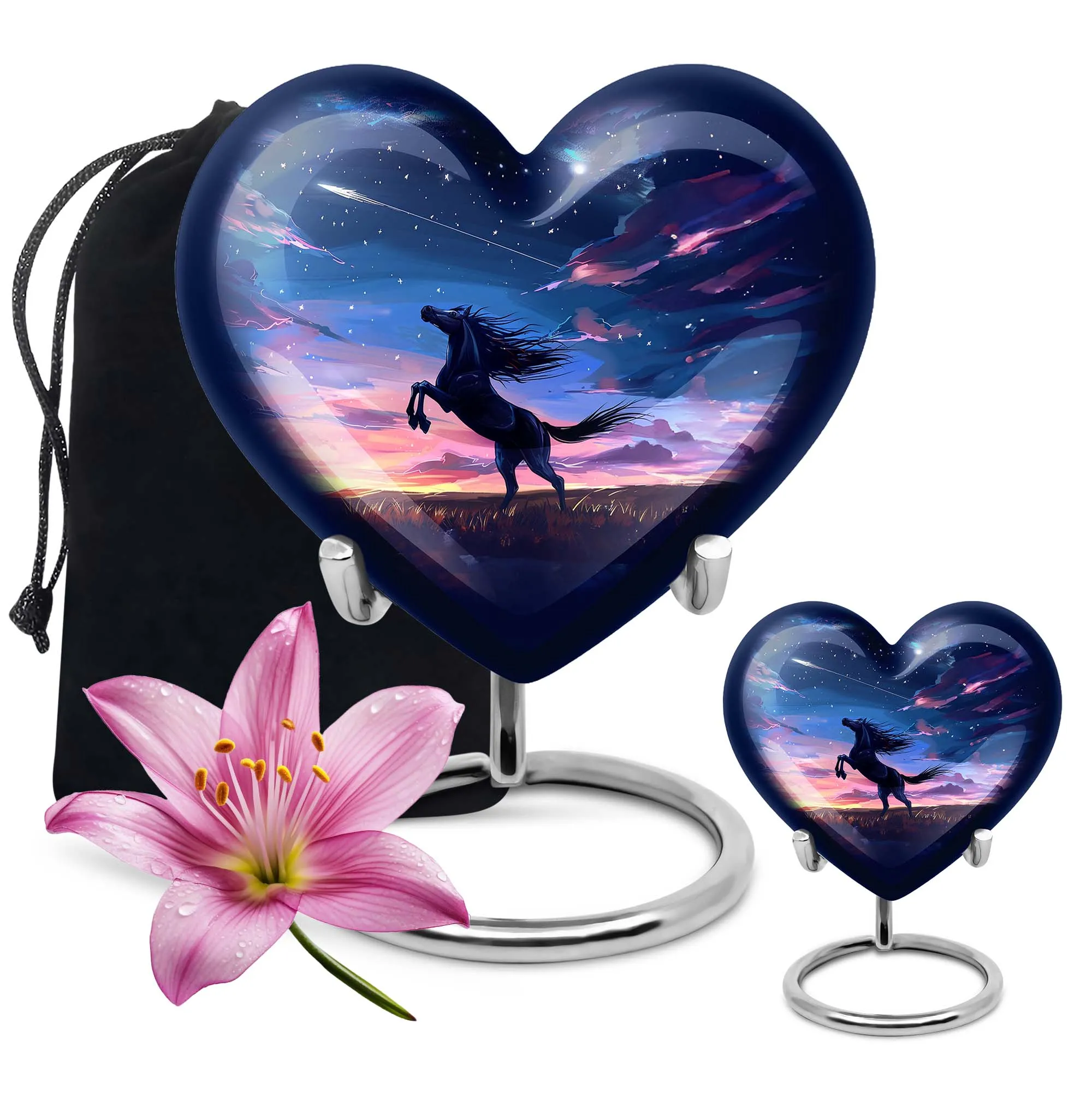 Heartfelt Tribute - Horse Urn - Memorial Keepsake for Eternal Peace