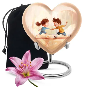 Hearthside: Brother and Sister Cremation Urn for Mother's